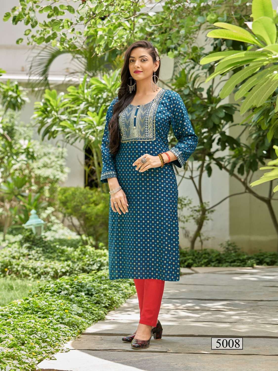 Women's Plus Size Printed Cotton Kurti – Sigma Trends