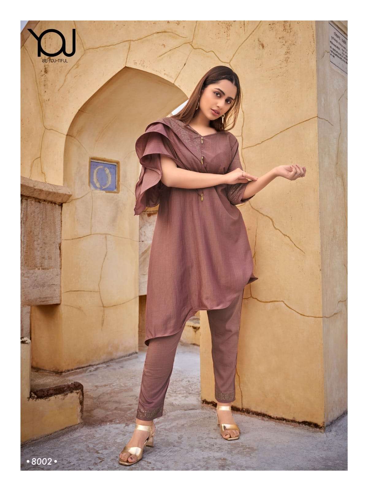 Wanna Bliss Fancy Cord Set Kurti With Bottom Collection On Wholesale