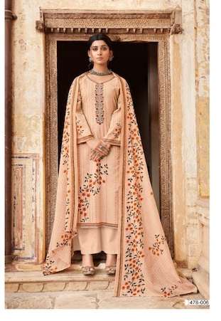 Zulfat Summer Shades Designer Pure Cotton Printed And Embroidery Work On Wholesale