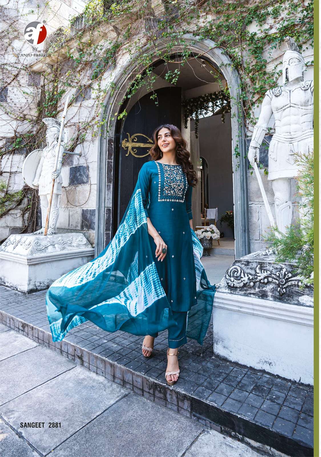 Anju fab launching Sangeet vol 3 Kurti pant with duaptta wholesale