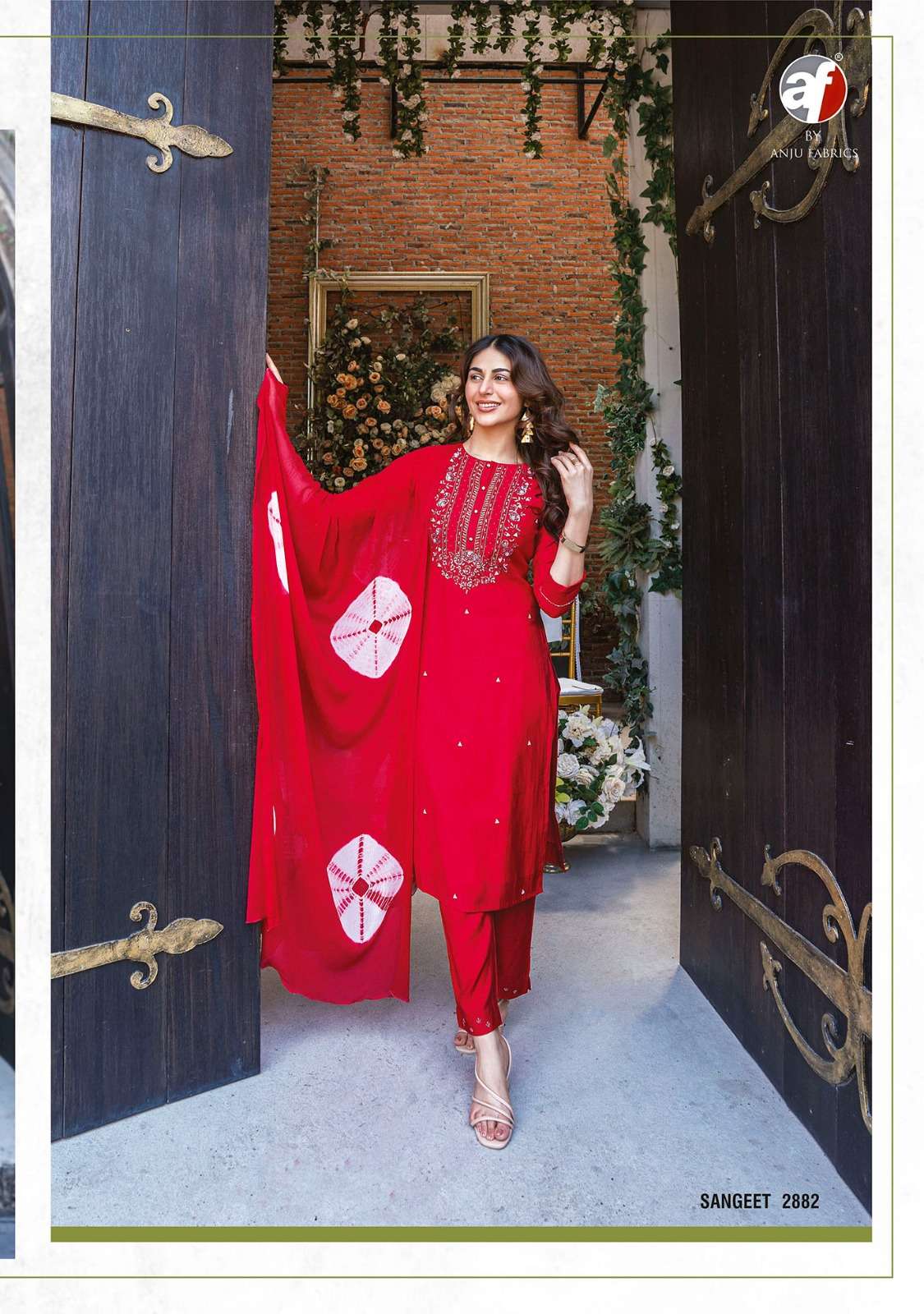 Anju fab launching Sangeet vol 3 Kurti pant with duaptta wholesale