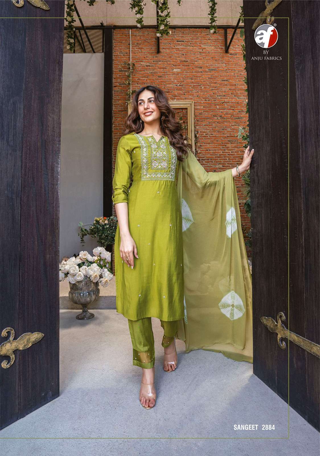 Anju fab launching Sangeet vol 3 Kurti pant with duaptta wholesale