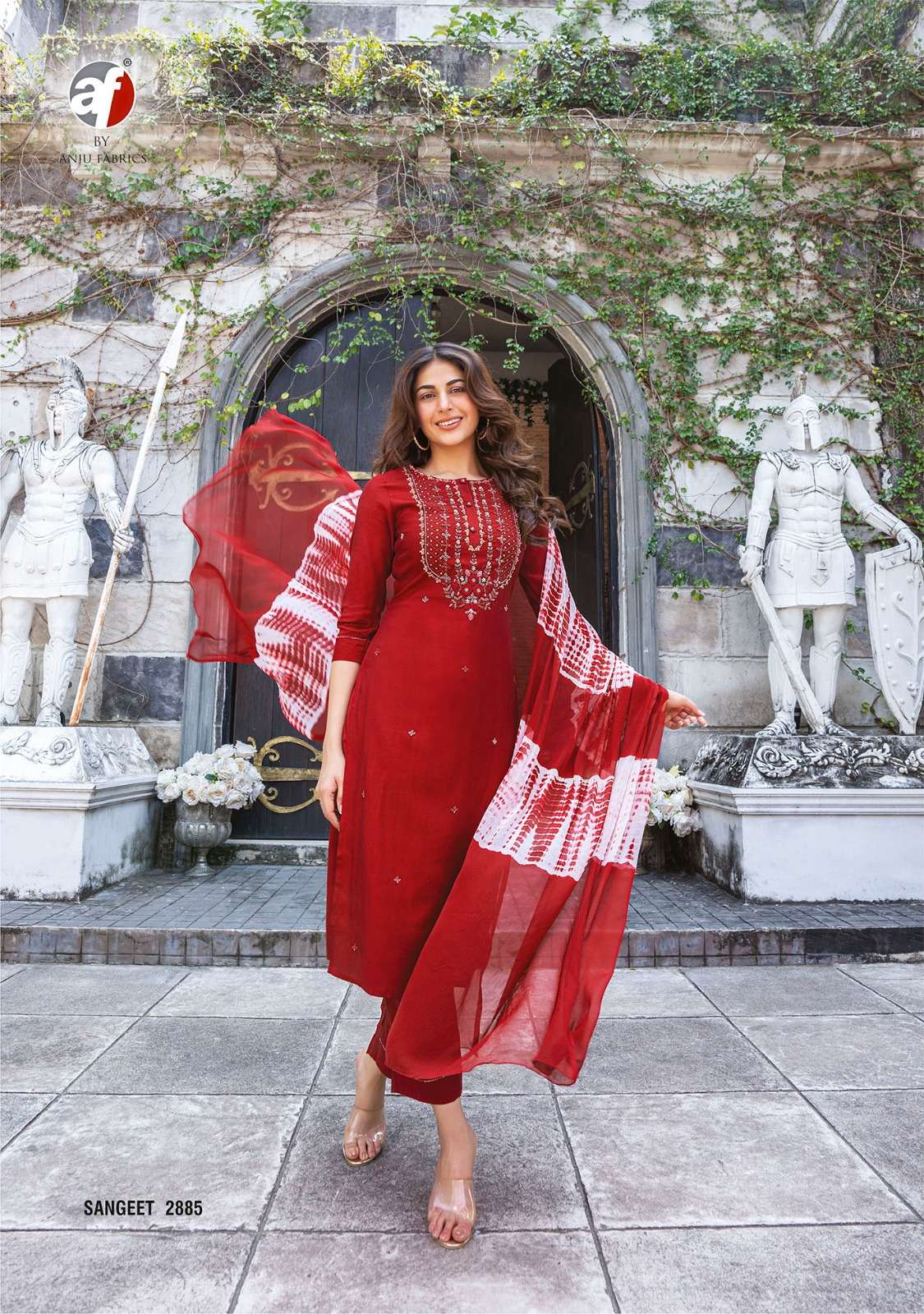 Anju fab launching Sangeet vol 3 Kurti pant with duaptta wholesale