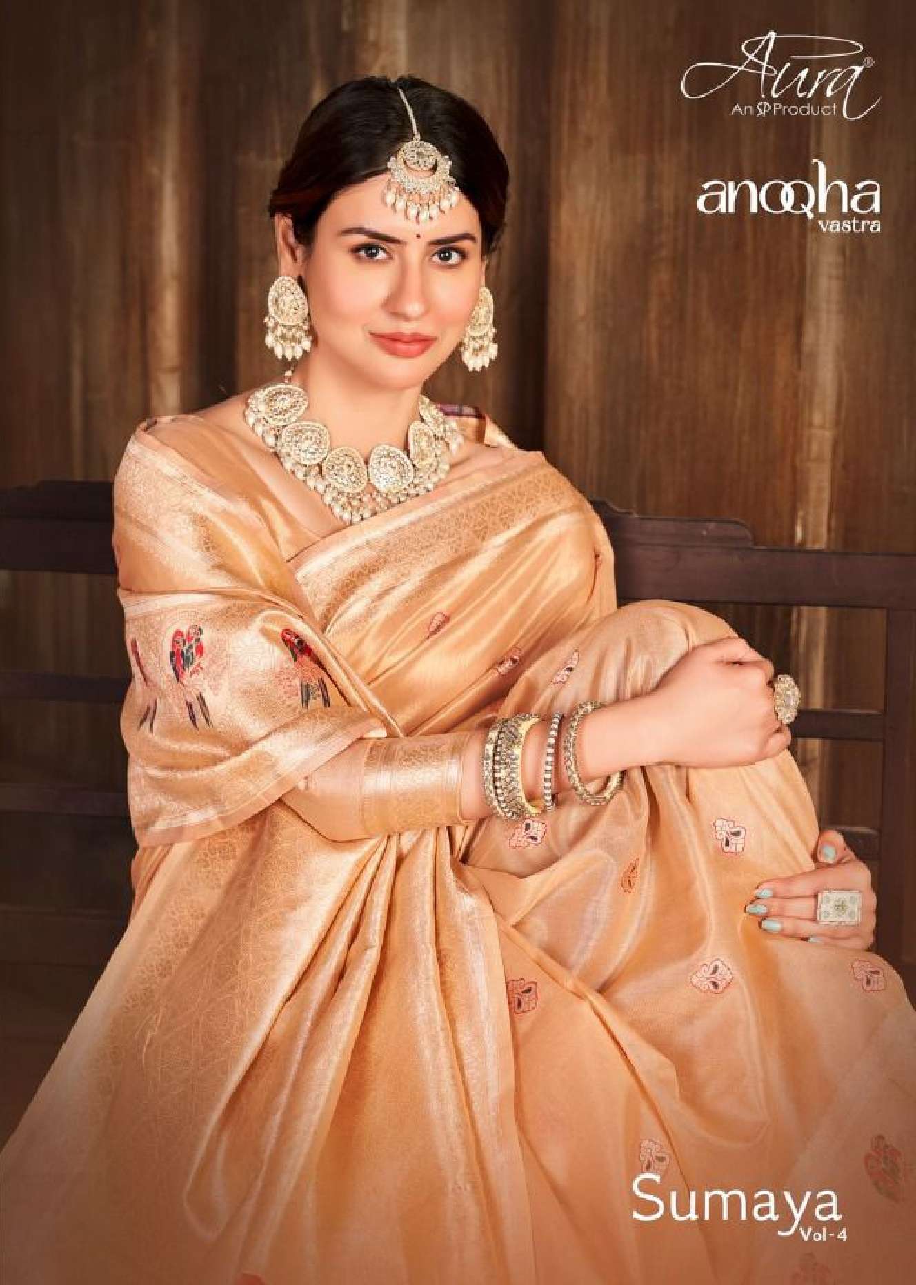 Aura Presents new Sumaya Vol-4 Cotton Sarees wholesaler