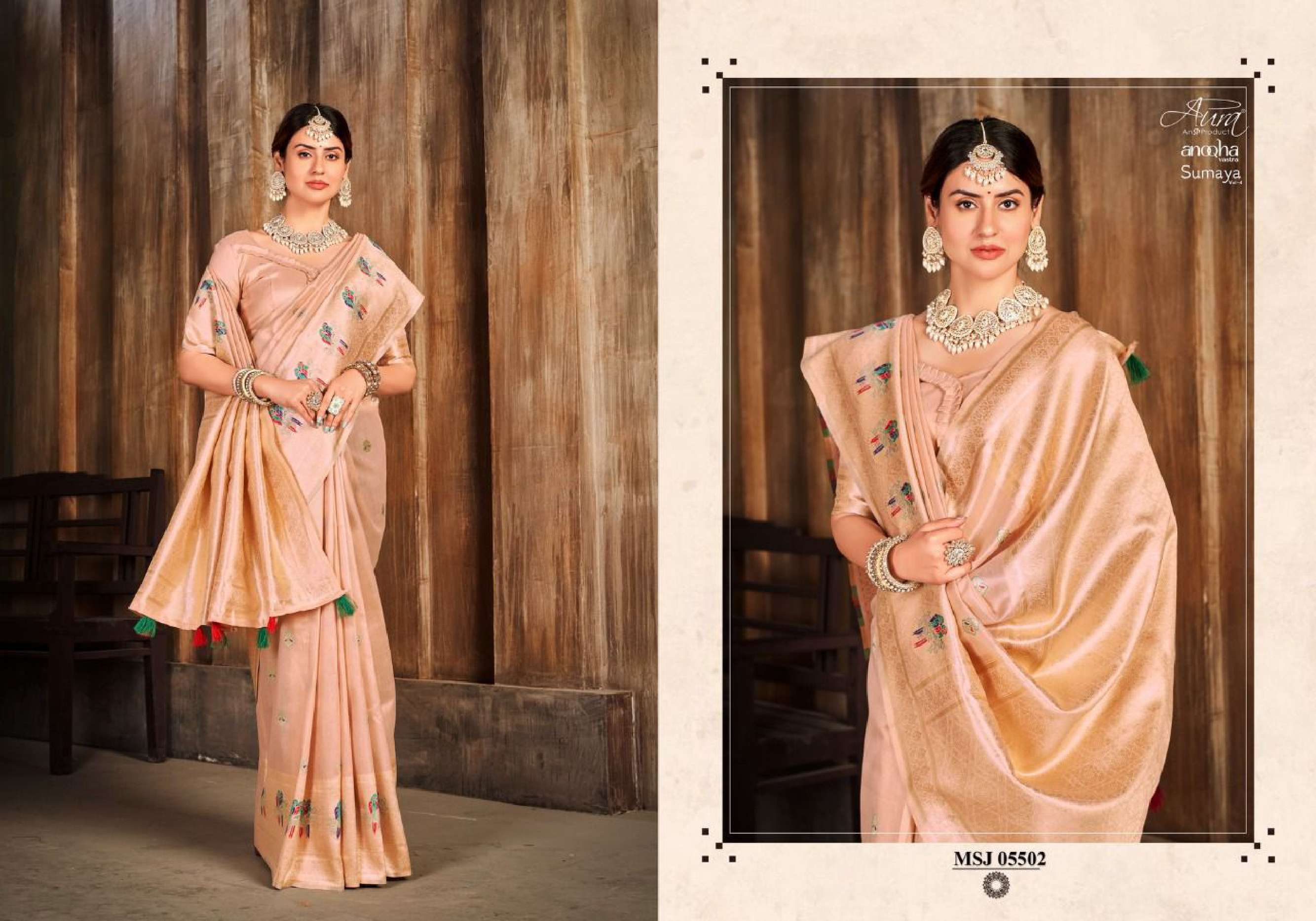 Aura Presents new Sumaya Vol-4 Cotton Sarees wholesaler