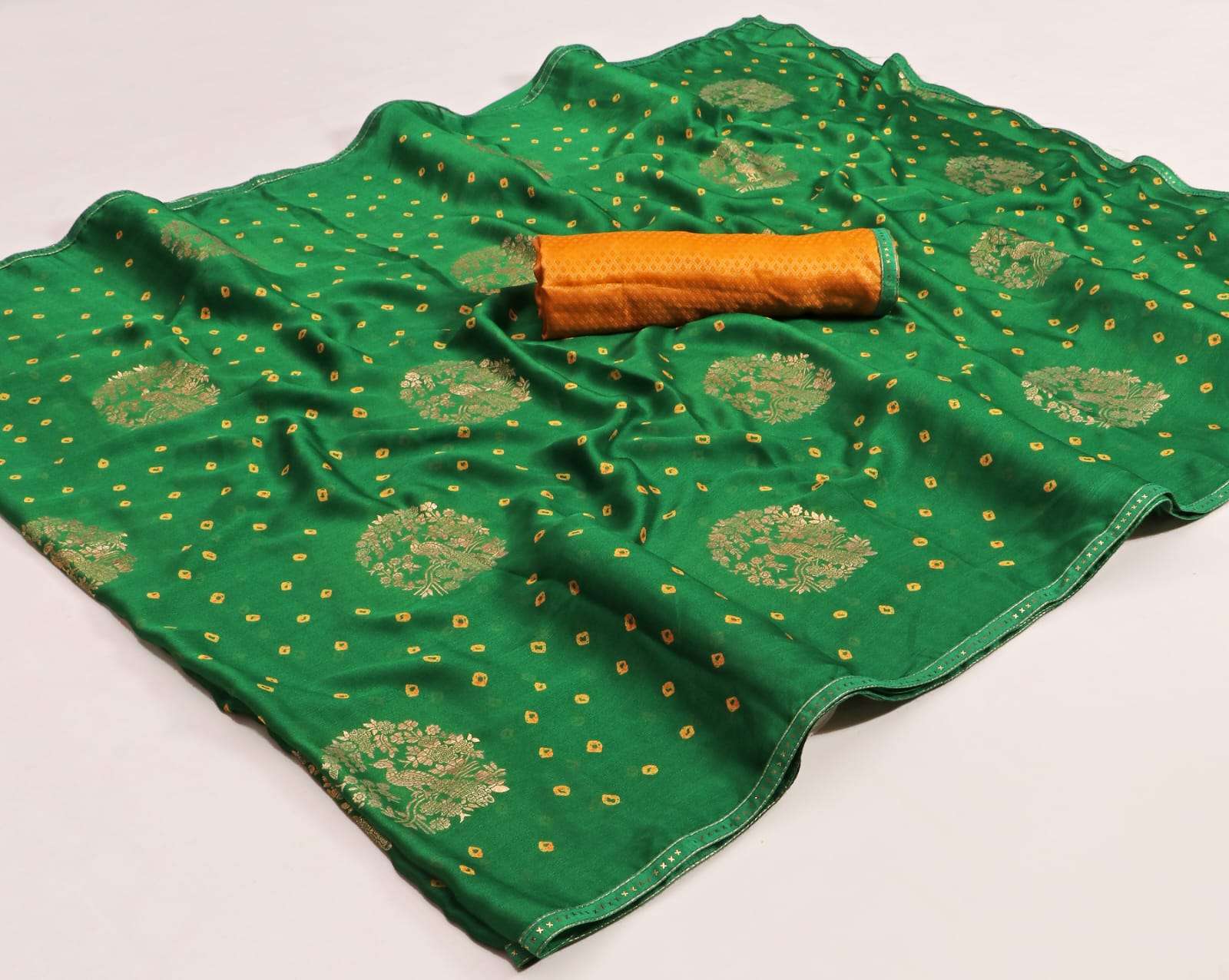 Chiffon Fabric Lalima Siroski Sarees Small 8 piec Catalogue