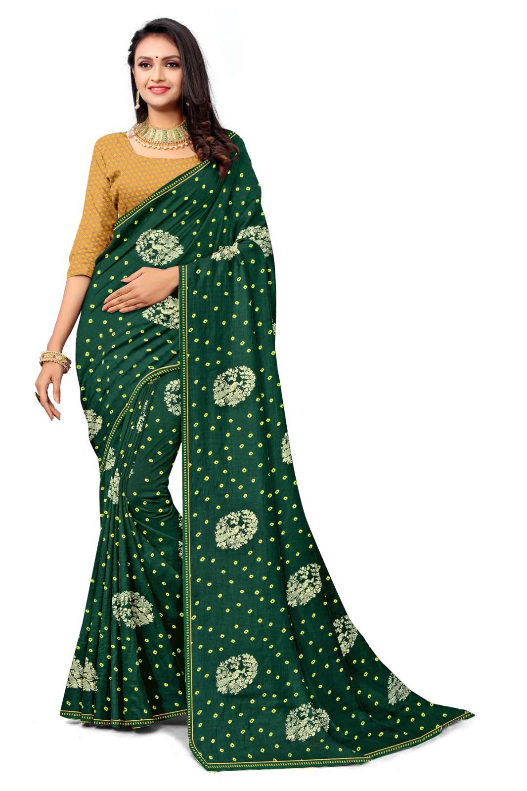Chiffon Fabric Lalima Siroski Sarees Small 8 piec Catalogue