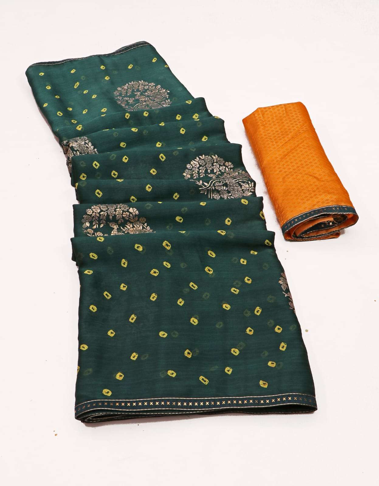 Chiffon Fabric Lalima Siroski Sarees Small 8 piec Catalogue