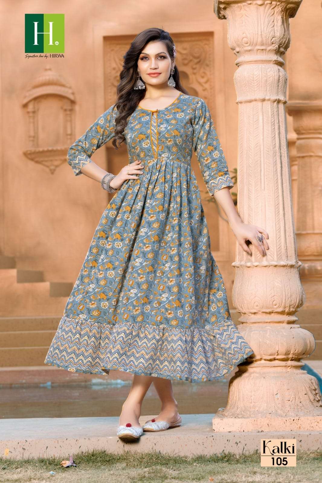 Embroidered Stitch Designer Ladies Cotton Long Gown at Rs 1150 in Erode