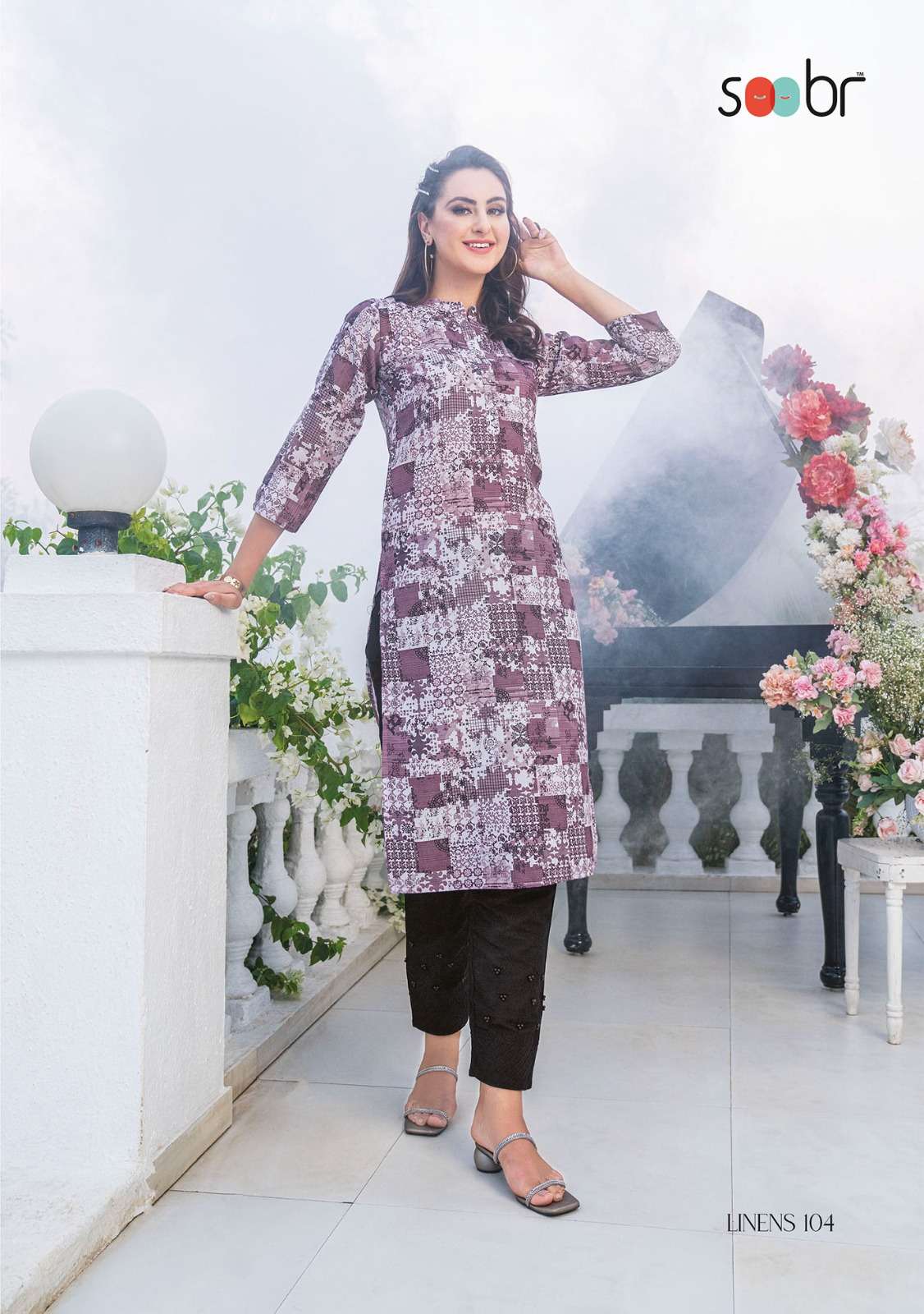 HIE SOOBR CATALOG LINENS SUMMER COOLERS  CONCEPT KURTI ONLY 
