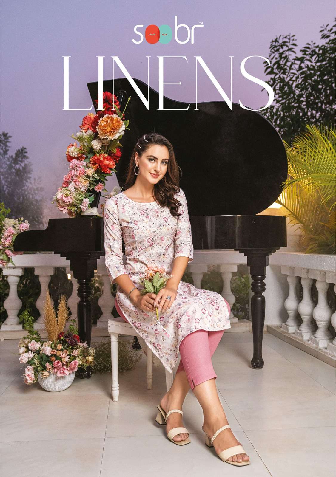 HIE SOOBR CATALOG LINENS SUMMER COOLERS  CONCEPT KURTI ONLY 
