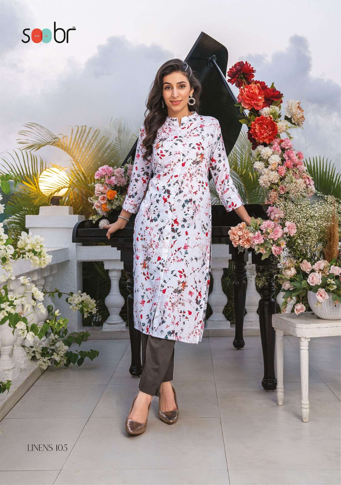 HIE SOOBR CATALOG LINENS SUMMER COOLERS  CONCEPT KURTI ONLY 