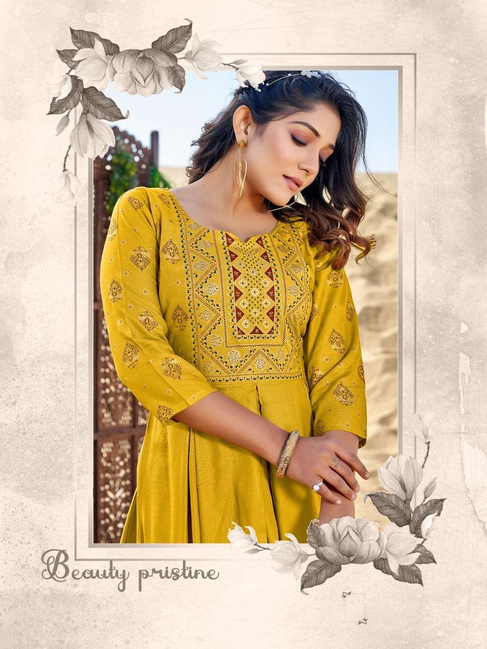  HIRWA presents Suncity Vol 2 Catalog  its latest long kurti  Gown 