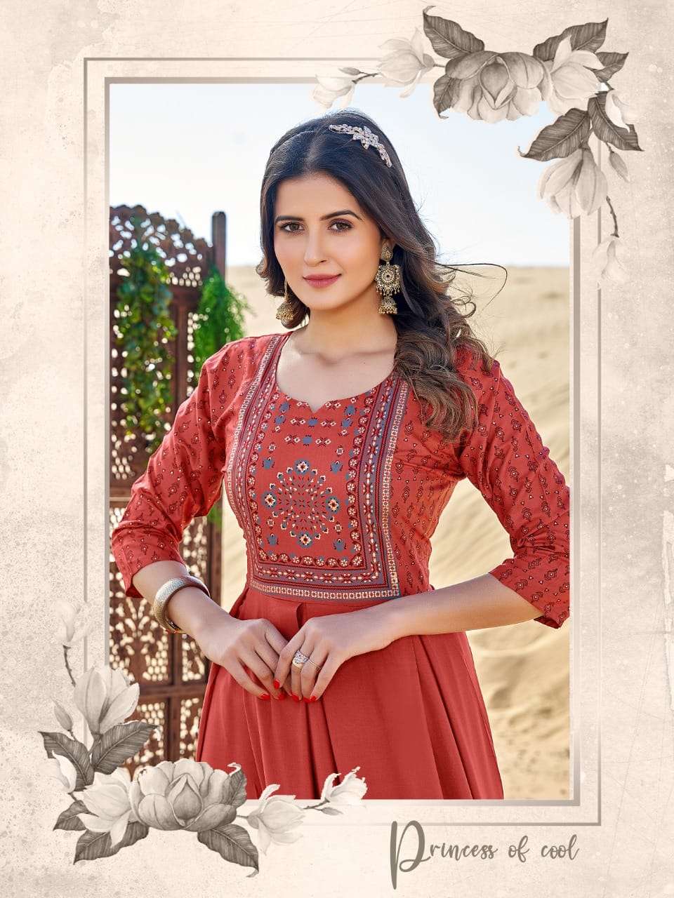  HIRWA presents Suncity Vol 2 Catalog  its latest long kurti  Gown 