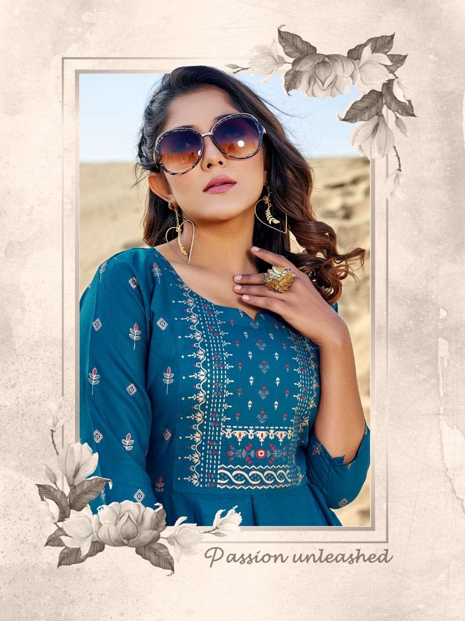  HIRWA presents Suncity Vol 2 Catalog  its latest long kurti  Gown 