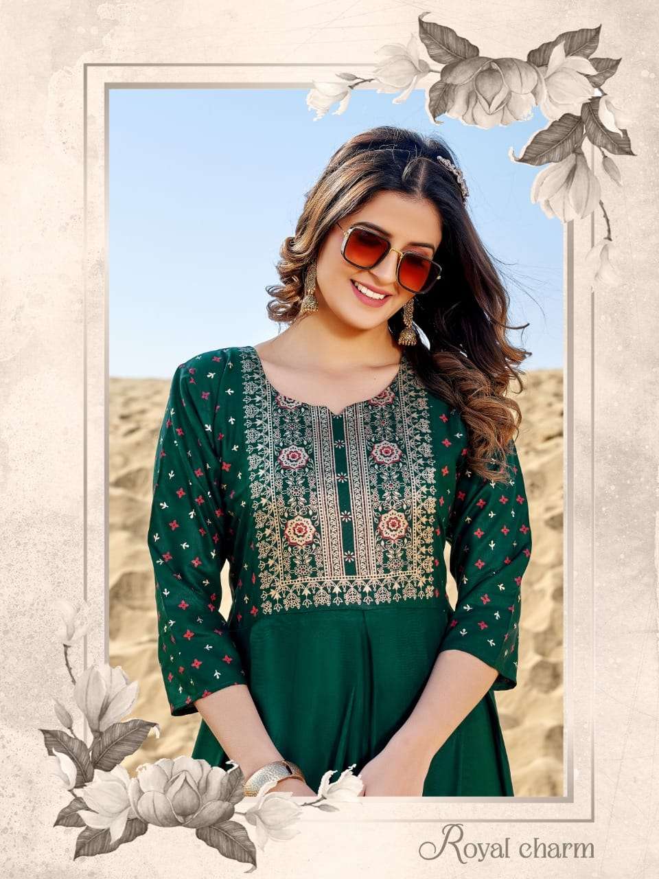  HIRWA presents Suncity Vol 2 Catalog  its latest long kurti  Gown 