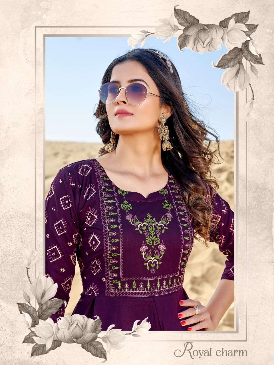  HIRWA presents Suncity Vol 2 Catalog  its latest long kurti  Gown 