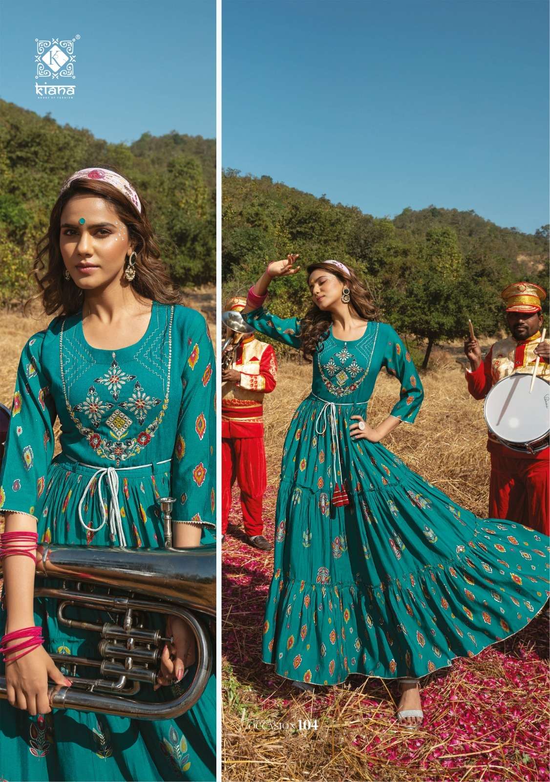 Kiana Occasion Premium Kurtis Catalog at wholesale