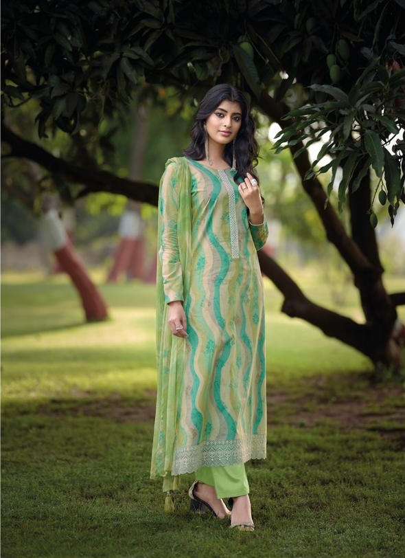 KILORY TRENDS Sharon PURE LAWN COTTON With FANCY EMBROIDERY WORK