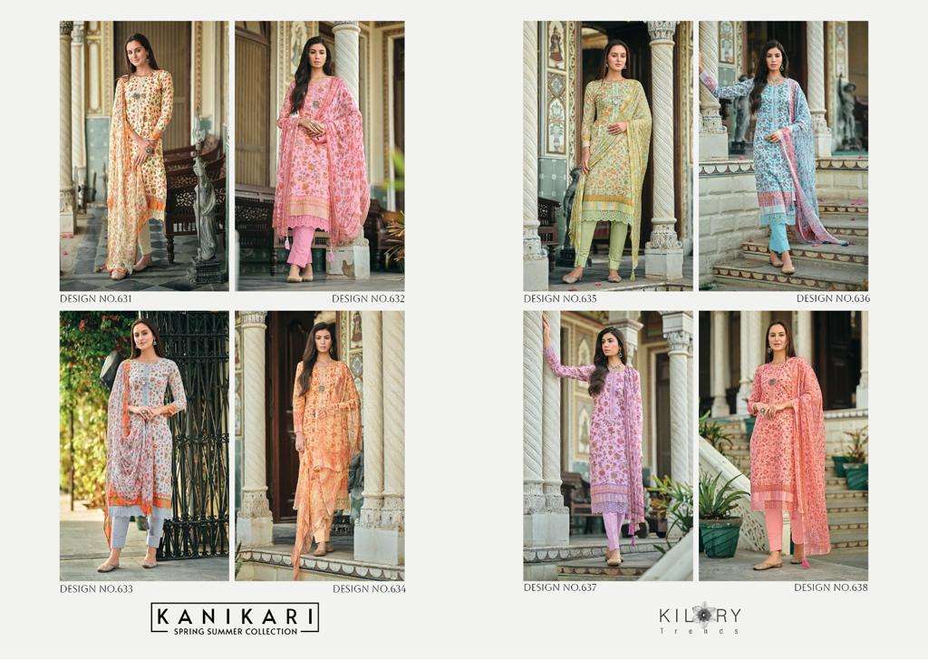  KILORY TRENDZ  KANIKARI  top  with pant and dupatta