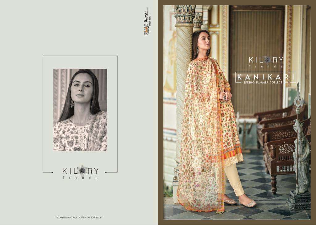  KILORY TRENDZ  KANIKARI  top  with pant and dupatta