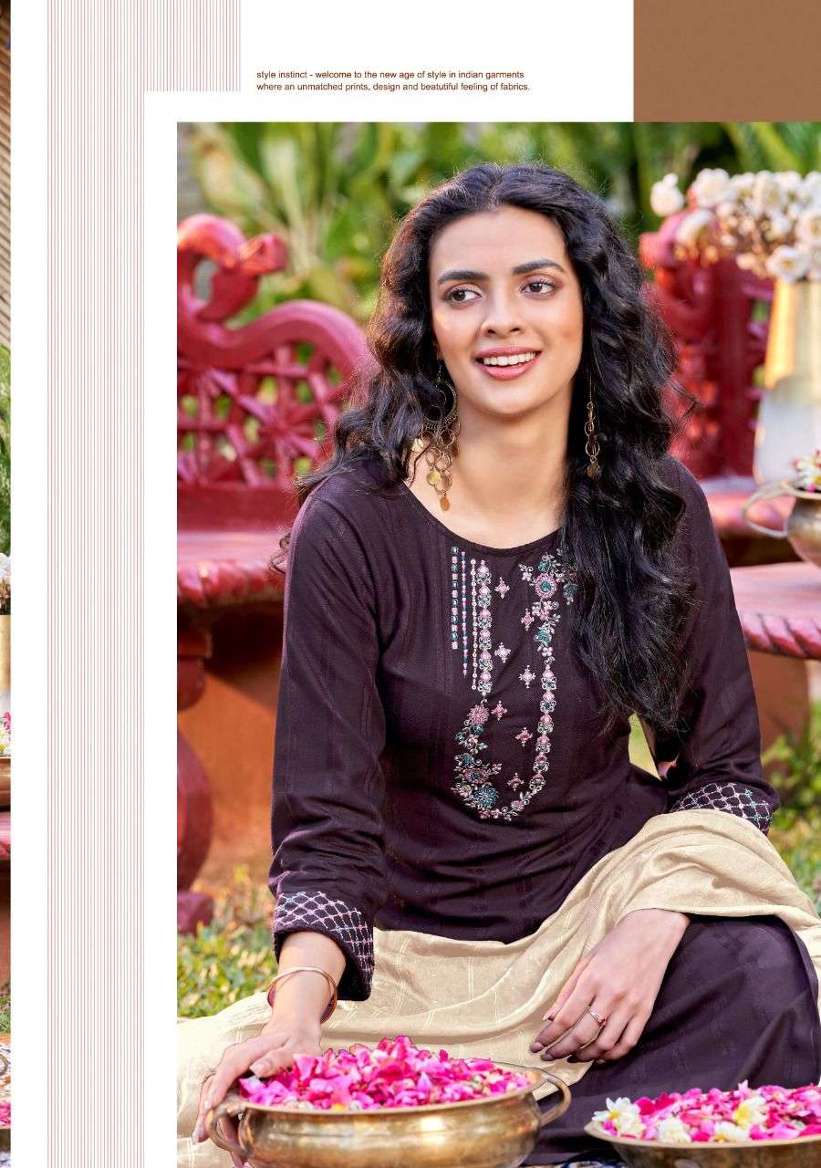 Koodee present penchant 7 kurti pant dupatta