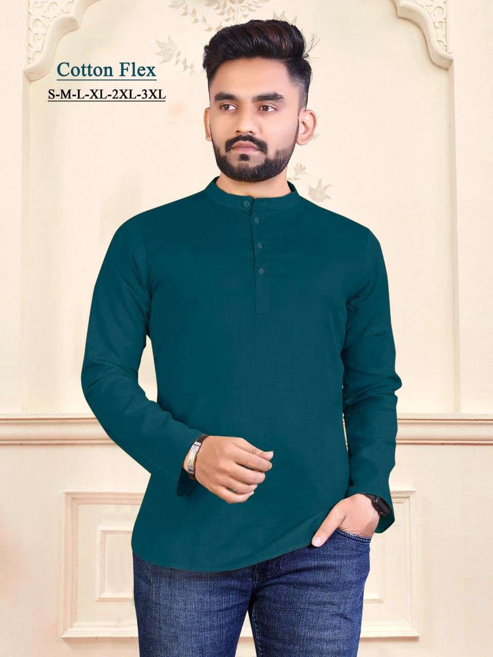 Mens short kurta sabella 7801 wholesale 8 colors 