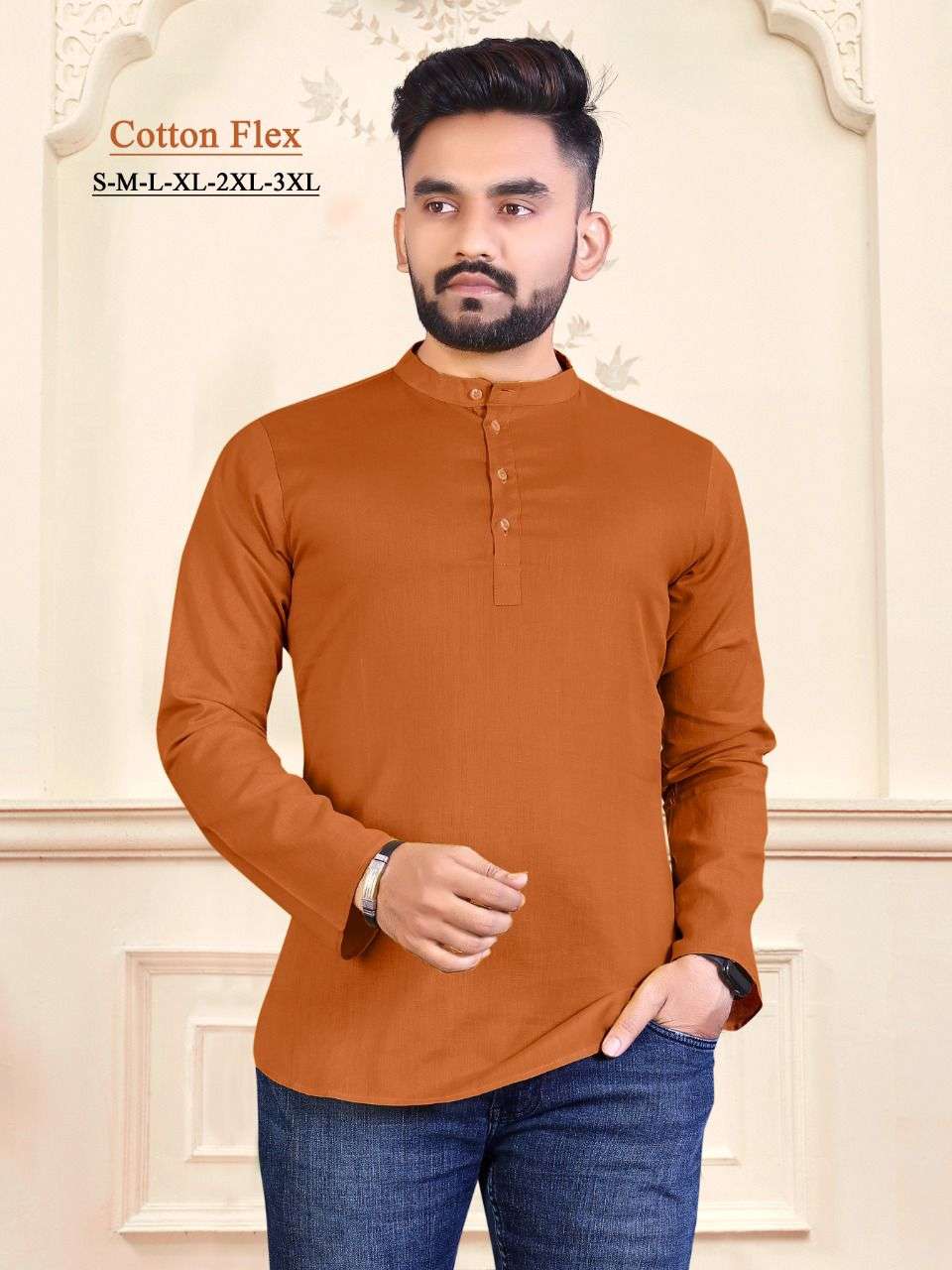 Mens short kurta sabella 7801 wholesale 8 colors 