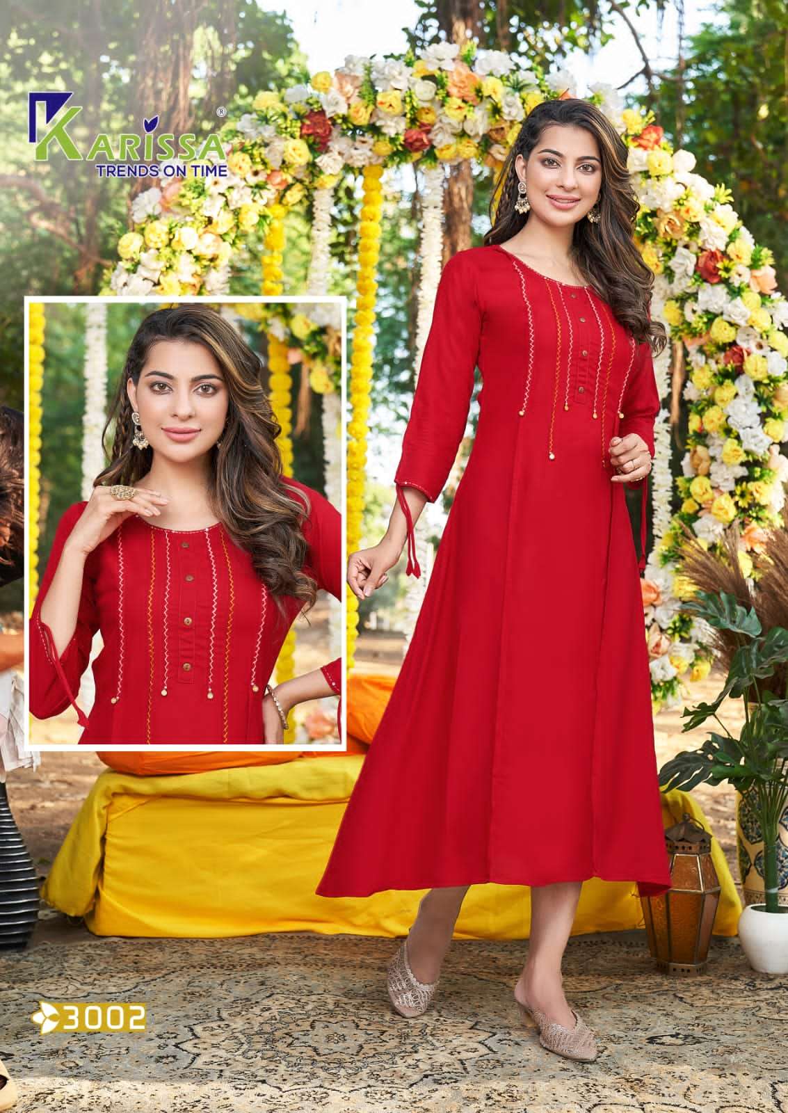 MUSKAN vol-4 long flair kurti wholesale 