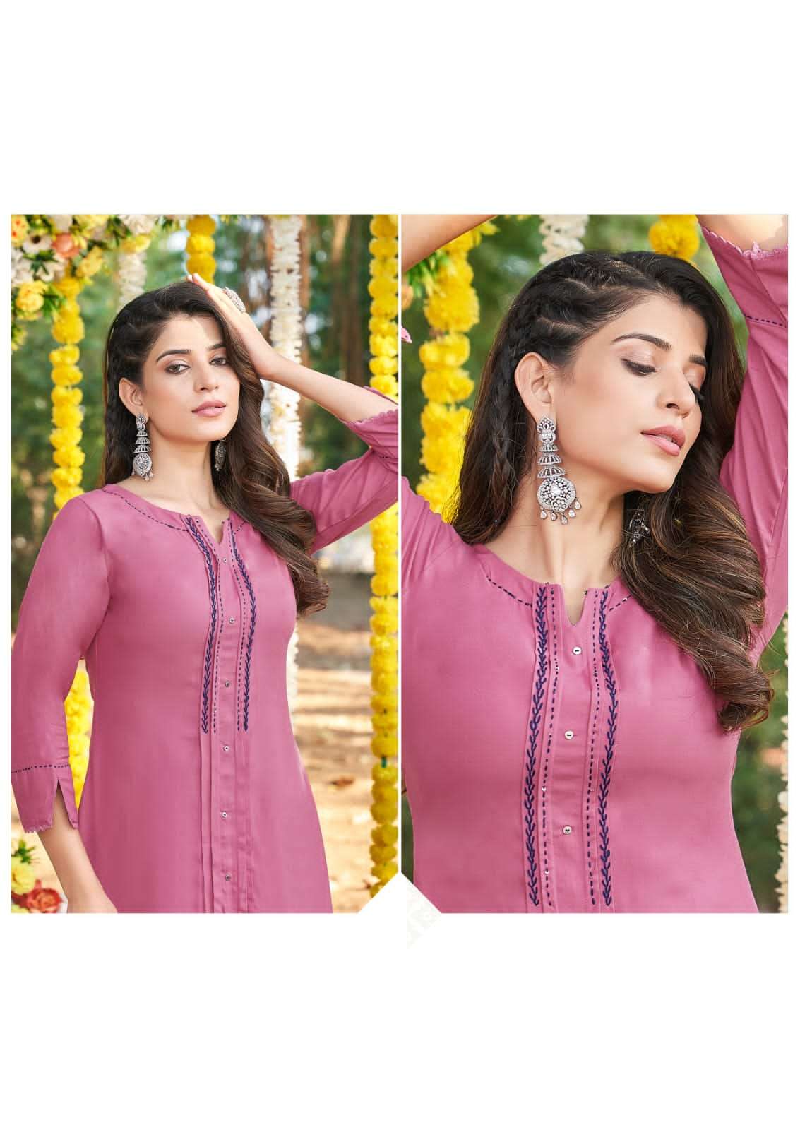 MUSKAN vol-4 long flair kurti wholesale 