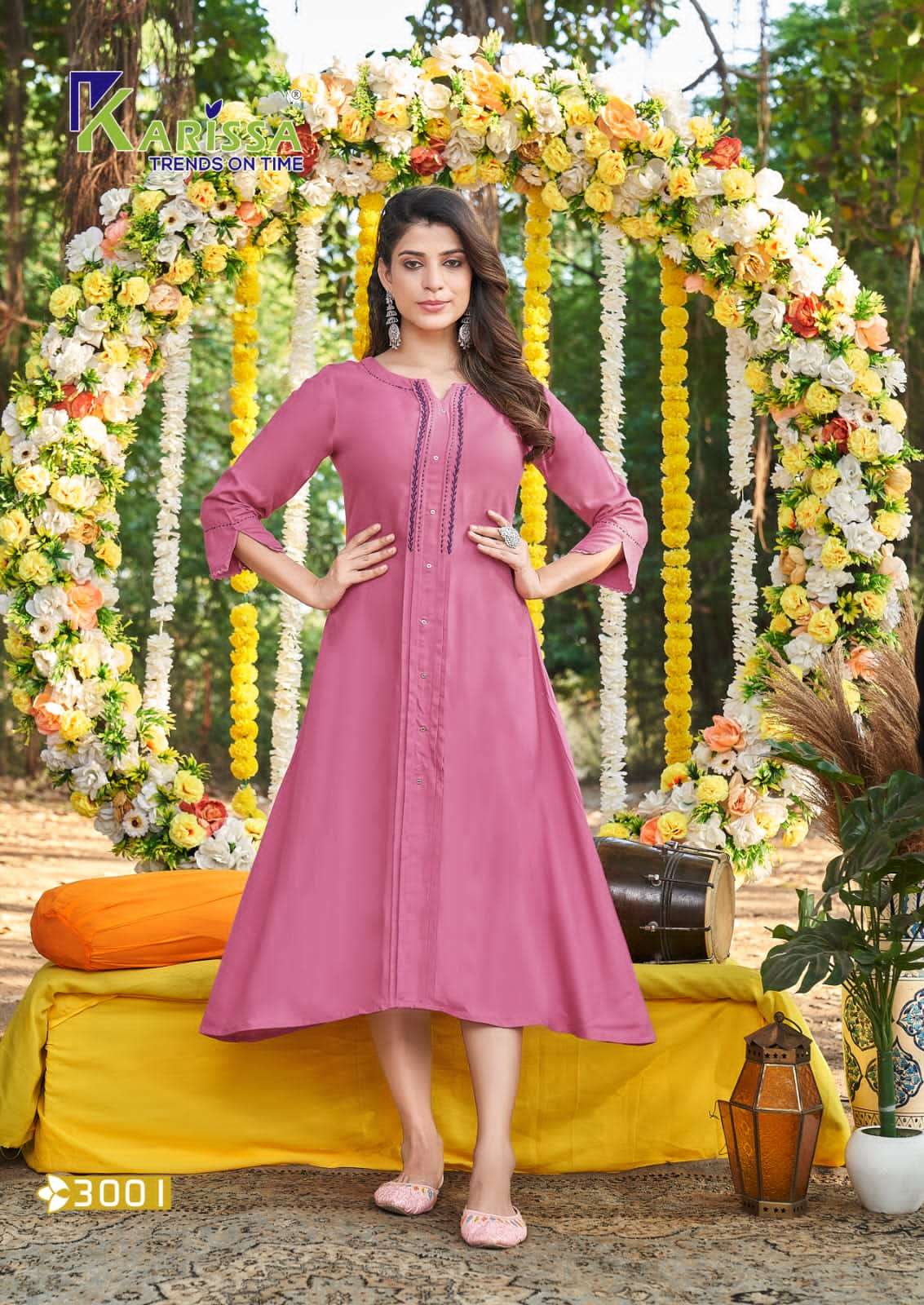MUSKAN vol-4 long flair kurti wholesale 