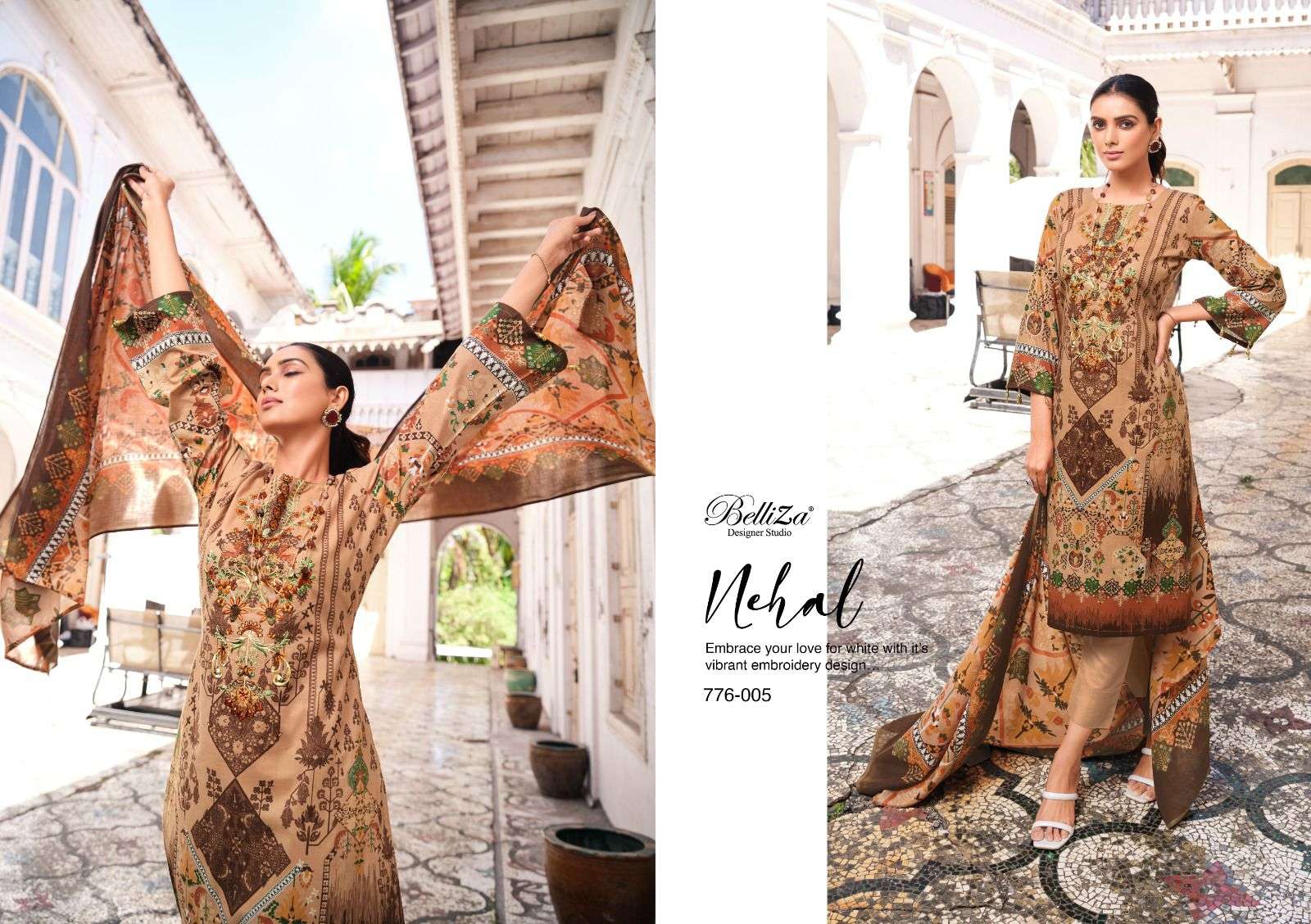 NAIRA VOL-4  BelliZa DesigNer StuDio premium designer collection pakistani suits 