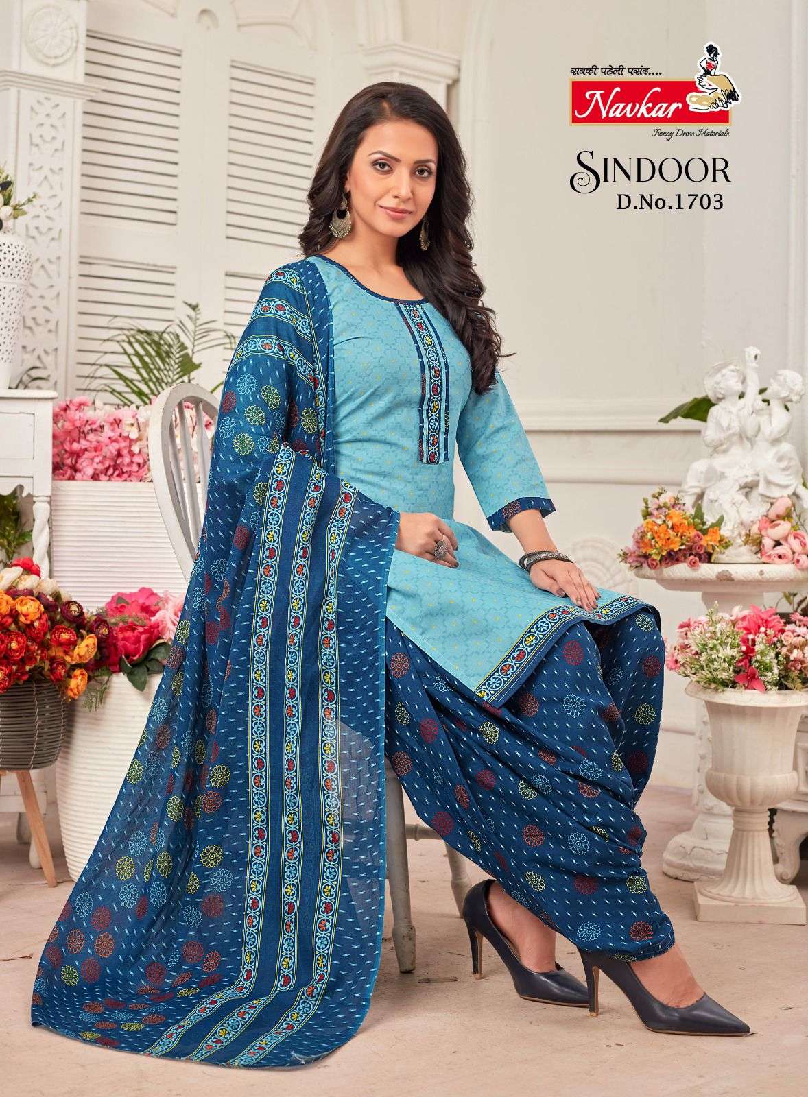 Branded cotton cheap churidar materials