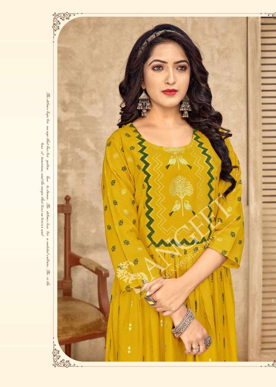 NAYANTARA-21 HEAVY RAYON MULTI FOIL GOLD PRINT