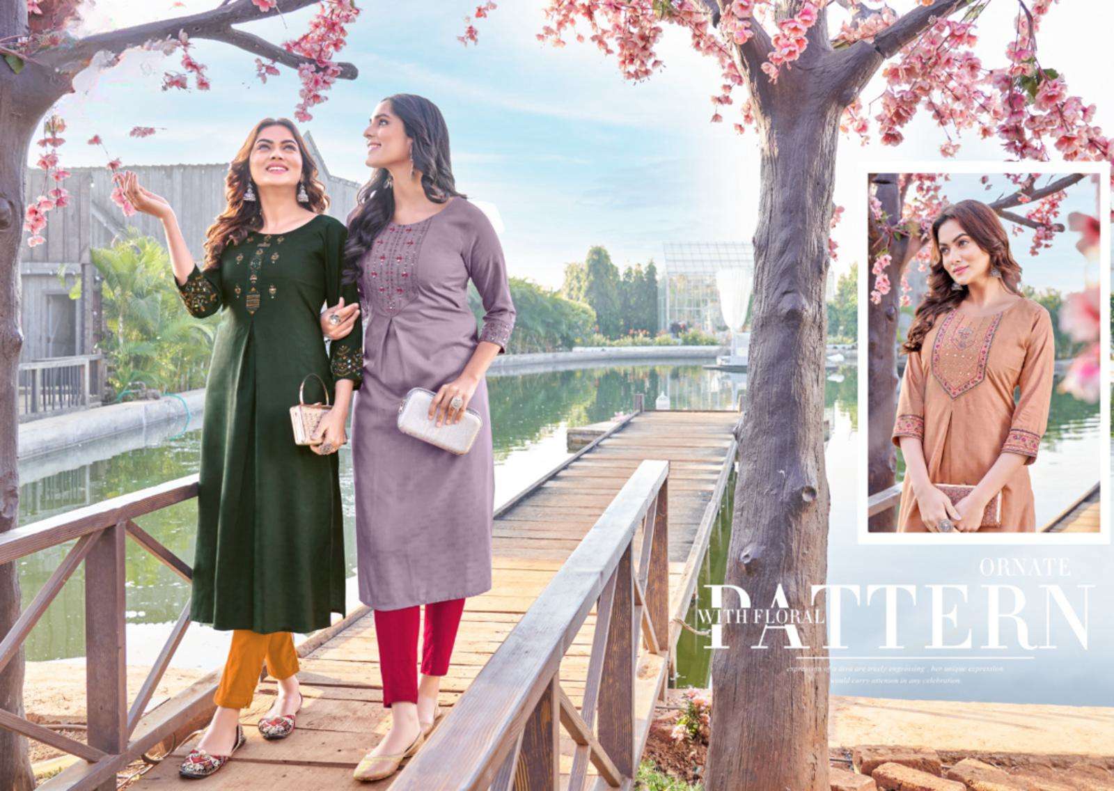 Nayra cut only kurti Morni vol 1 Keeloo Brand wholesale catalog
