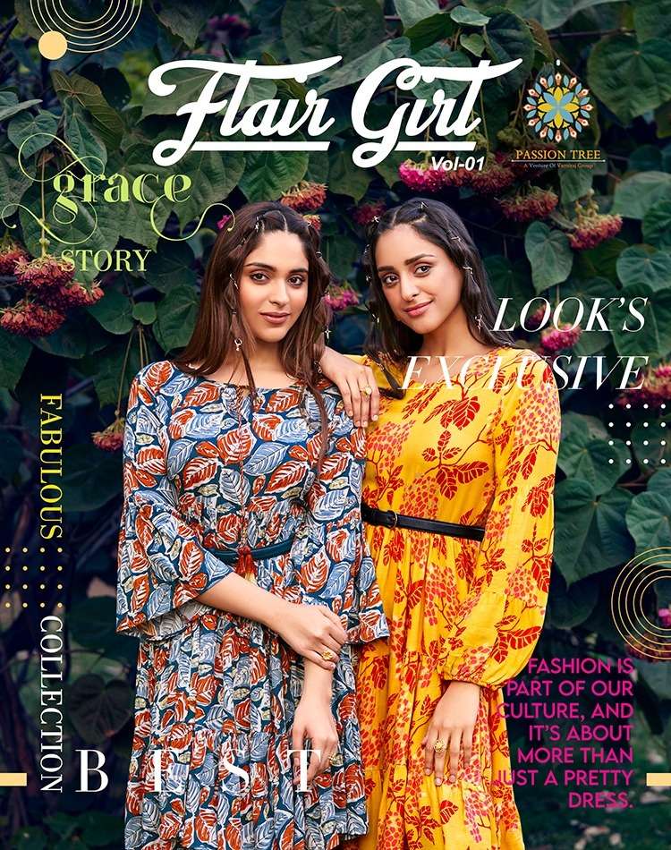 Passion Tree Flair Girl vol - 1 Kurti 