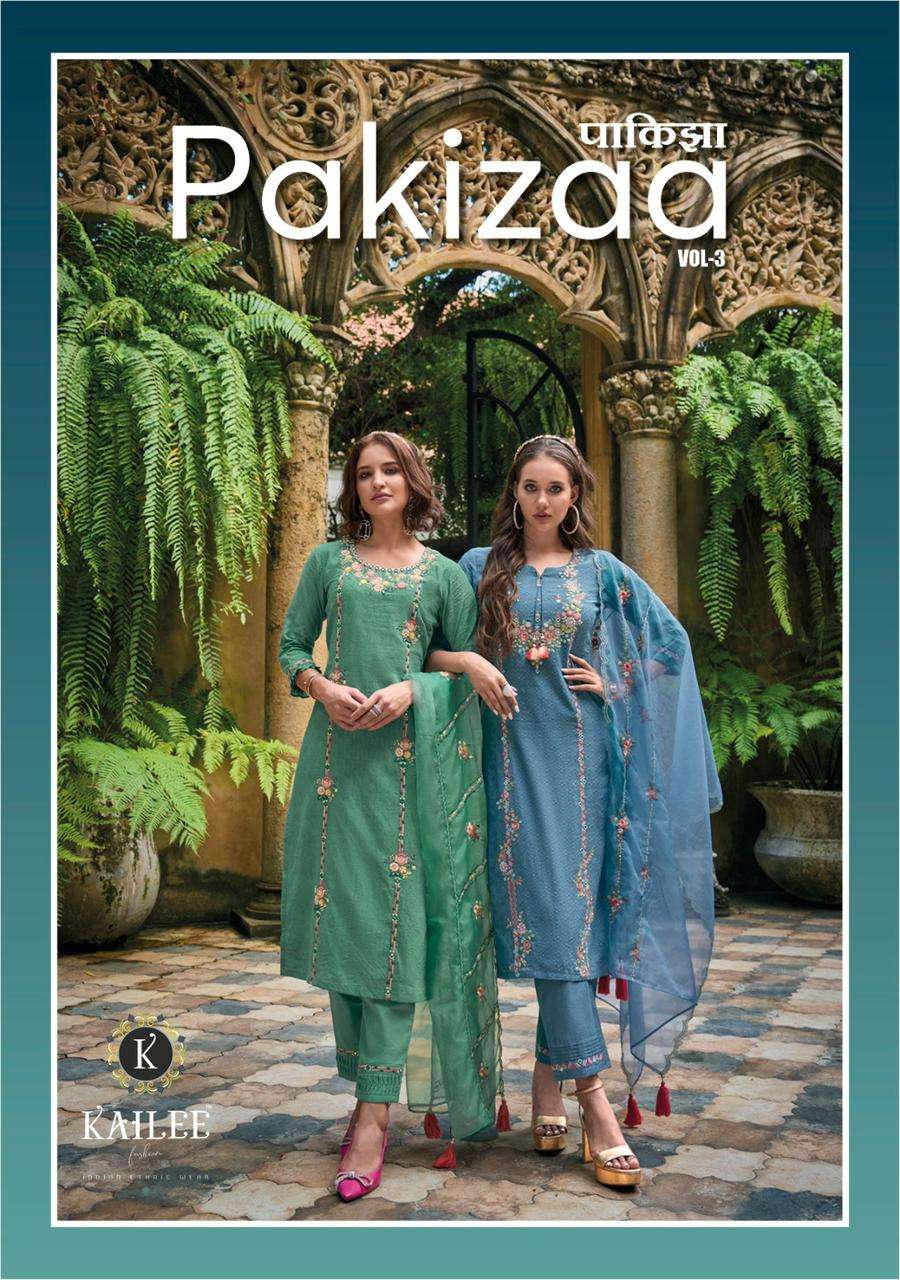 PREMIUM Summer  WEAR COLLECTION    BY KAILEE FASHION   PAKIZAA VOL- 3 CAT