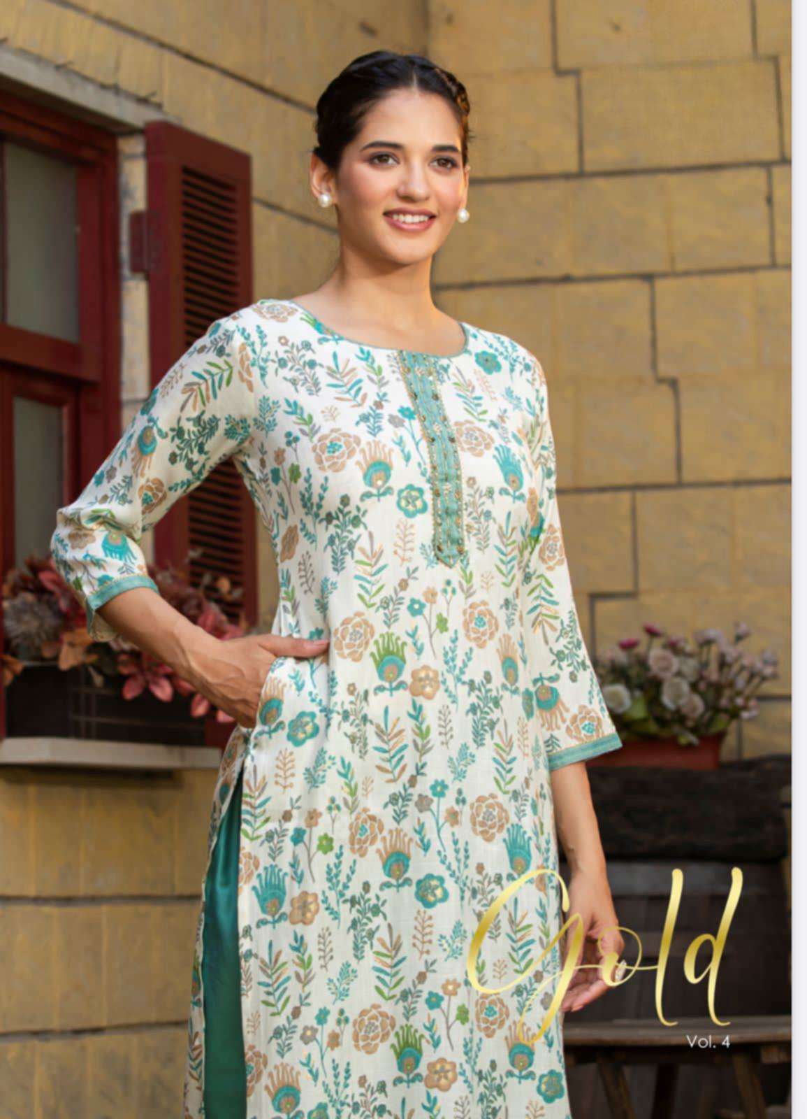 Rayon Printed Kurti catalogue 