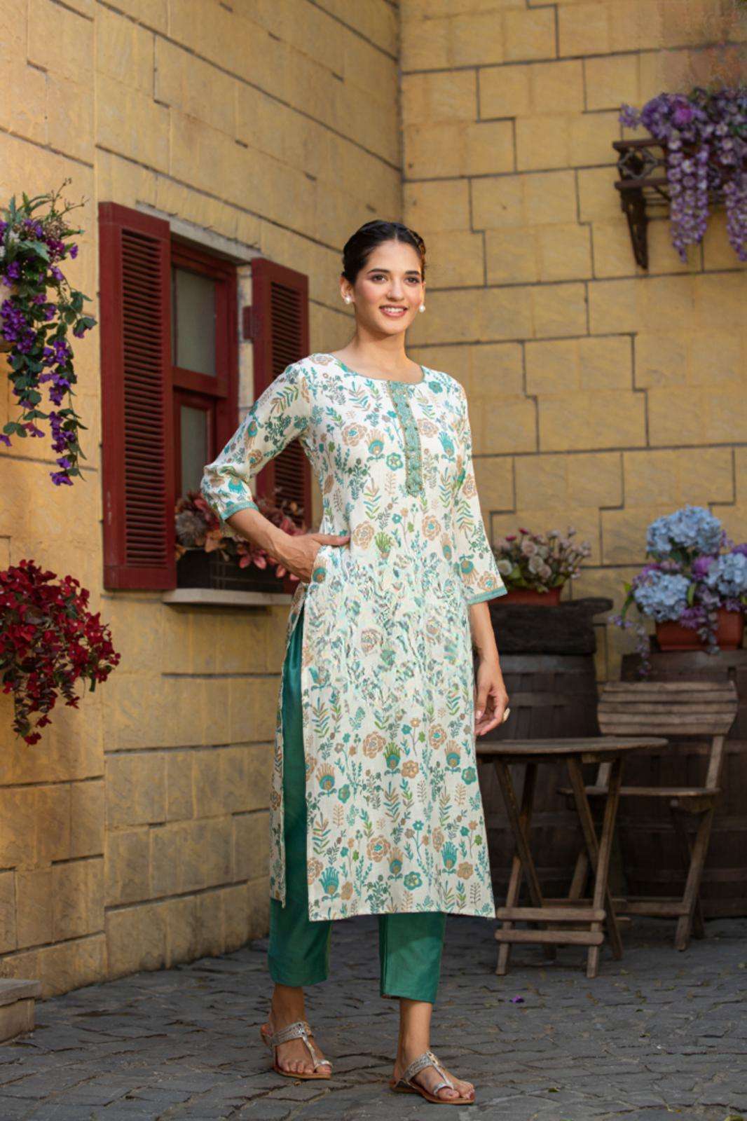 Rayon Printed Kurti catalogue 