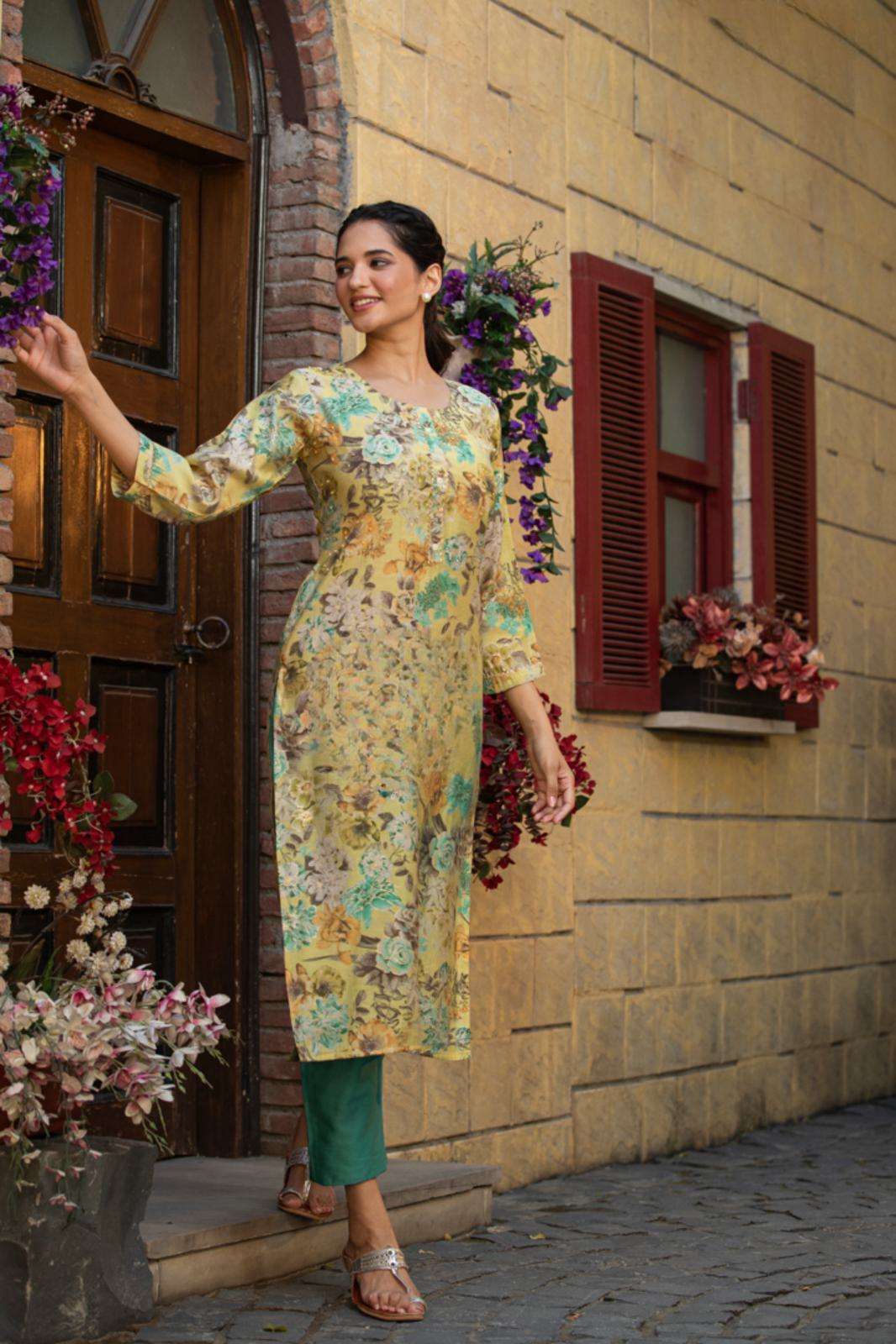 Rayon Printed Kurti catalogue 