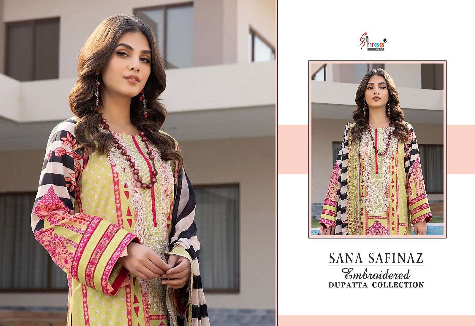 SANA SAFINAZ  EMBROIDERED DUPATTA COLLECTION VOL-1