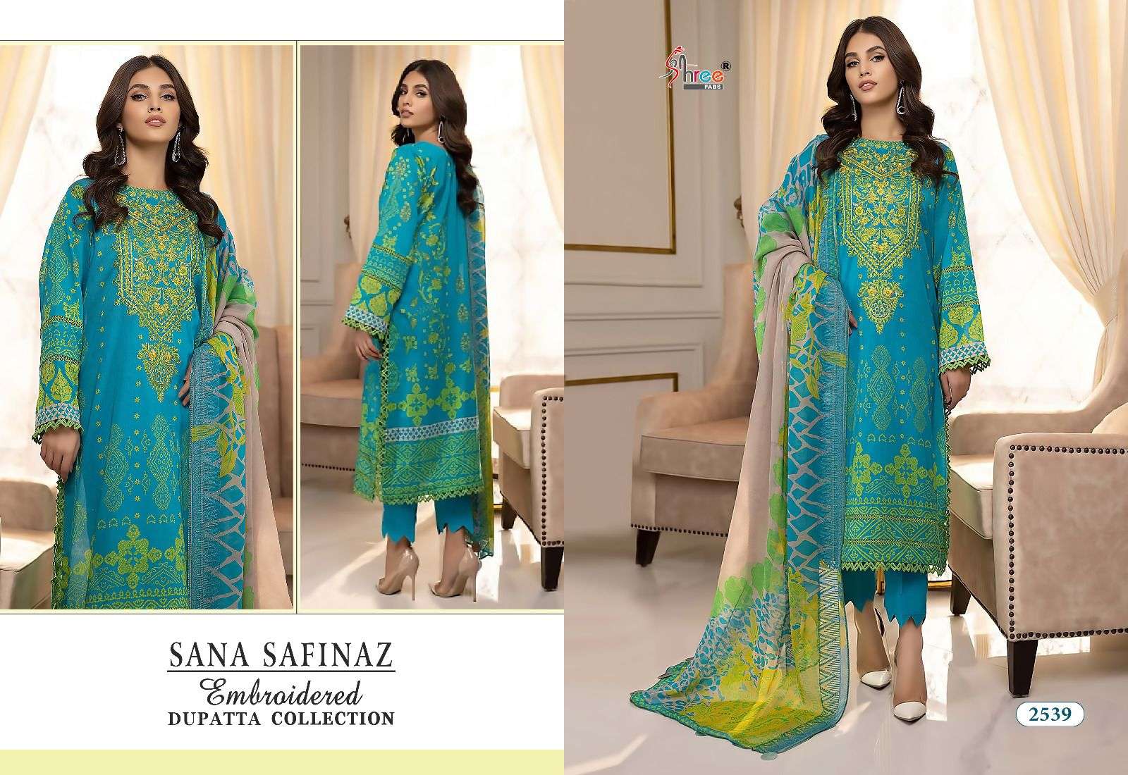 SANA SAFINAZ  EMBROIDERED DUPATTA COLLECTION VOL-1