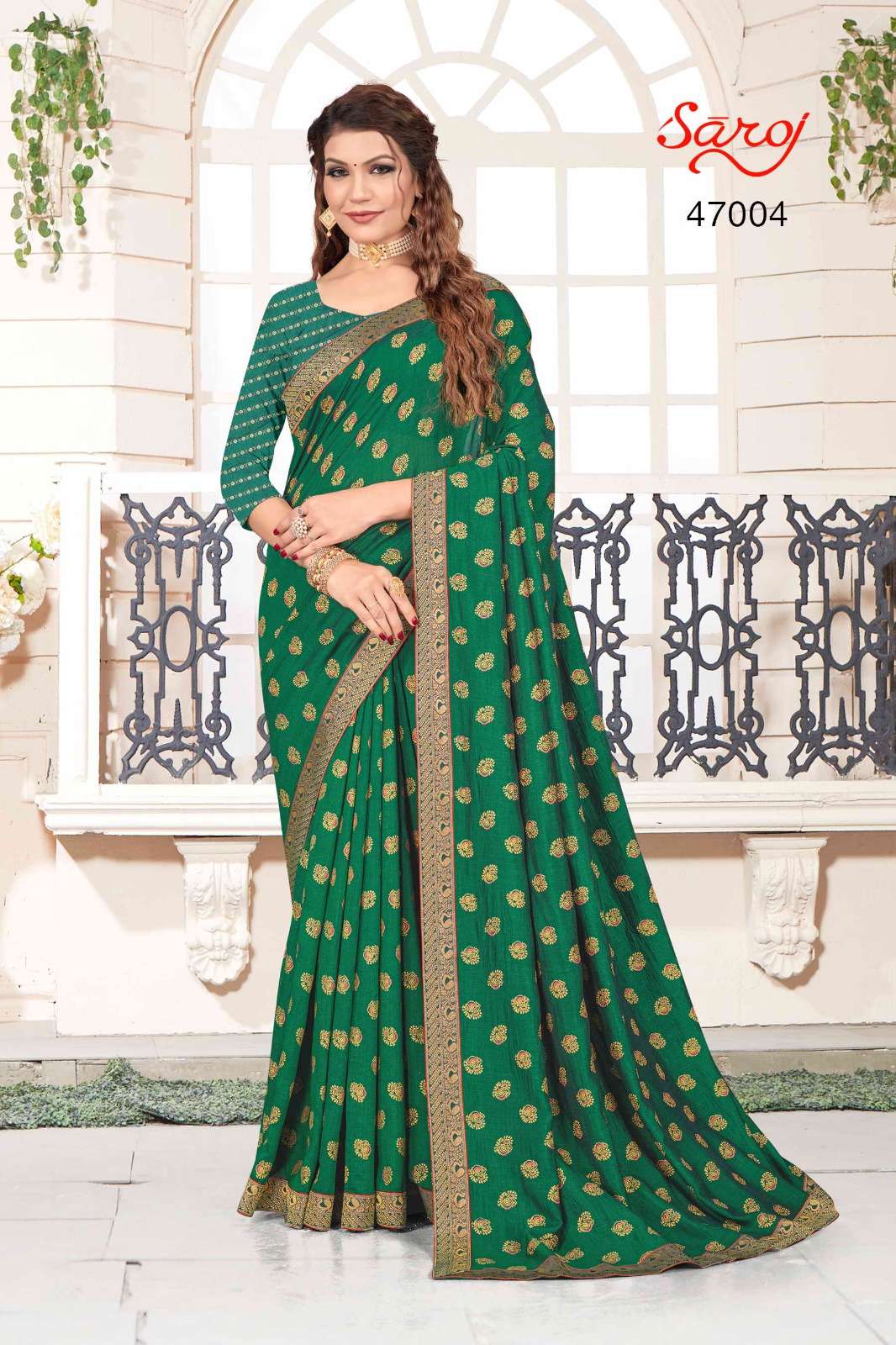 Saroj Textie Presents KANYADAAN Catalogue of Vichitra silk Sarees 