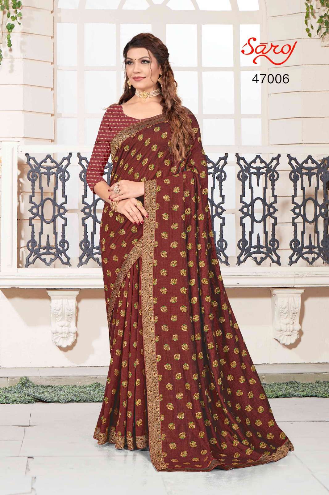 Saroj Textie Presents KANYADAAN Catalogue of Vichitra silk Sarees 