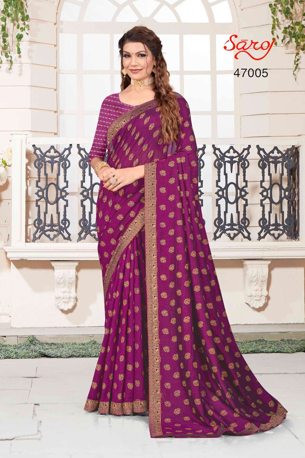 Saroj Textie Presents KANYADAAN Catalogue of Vichitra silk Sarees 