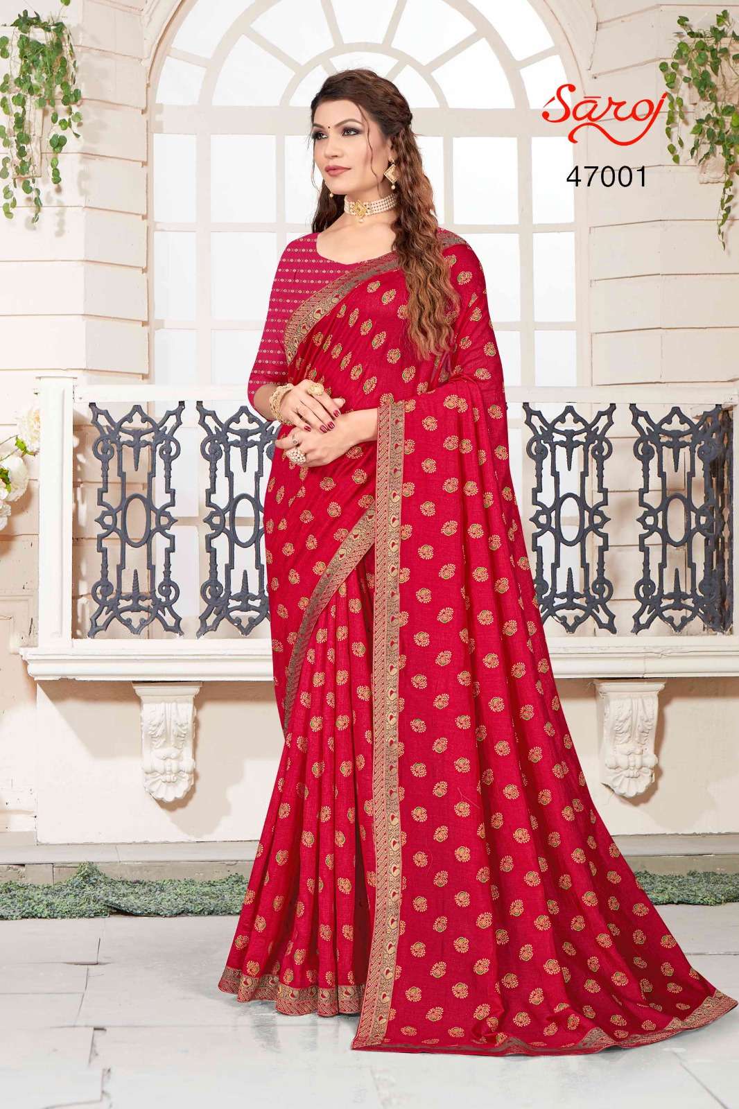 Saroj Textie Presents KANYADAAN Catalogue of Vichitra silk Sarees 