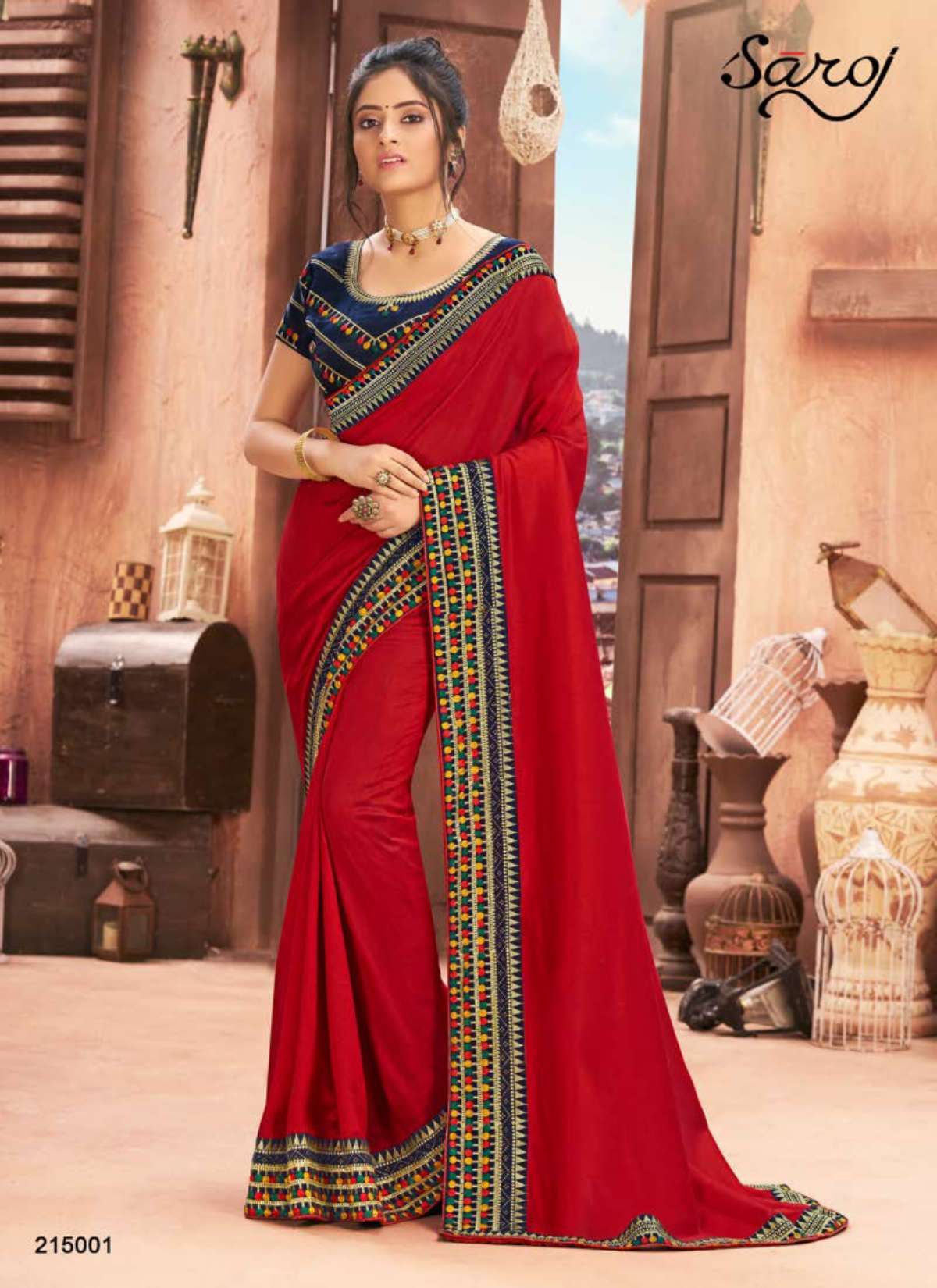 Saroj textile presents Aagman Designer sarees catalogue