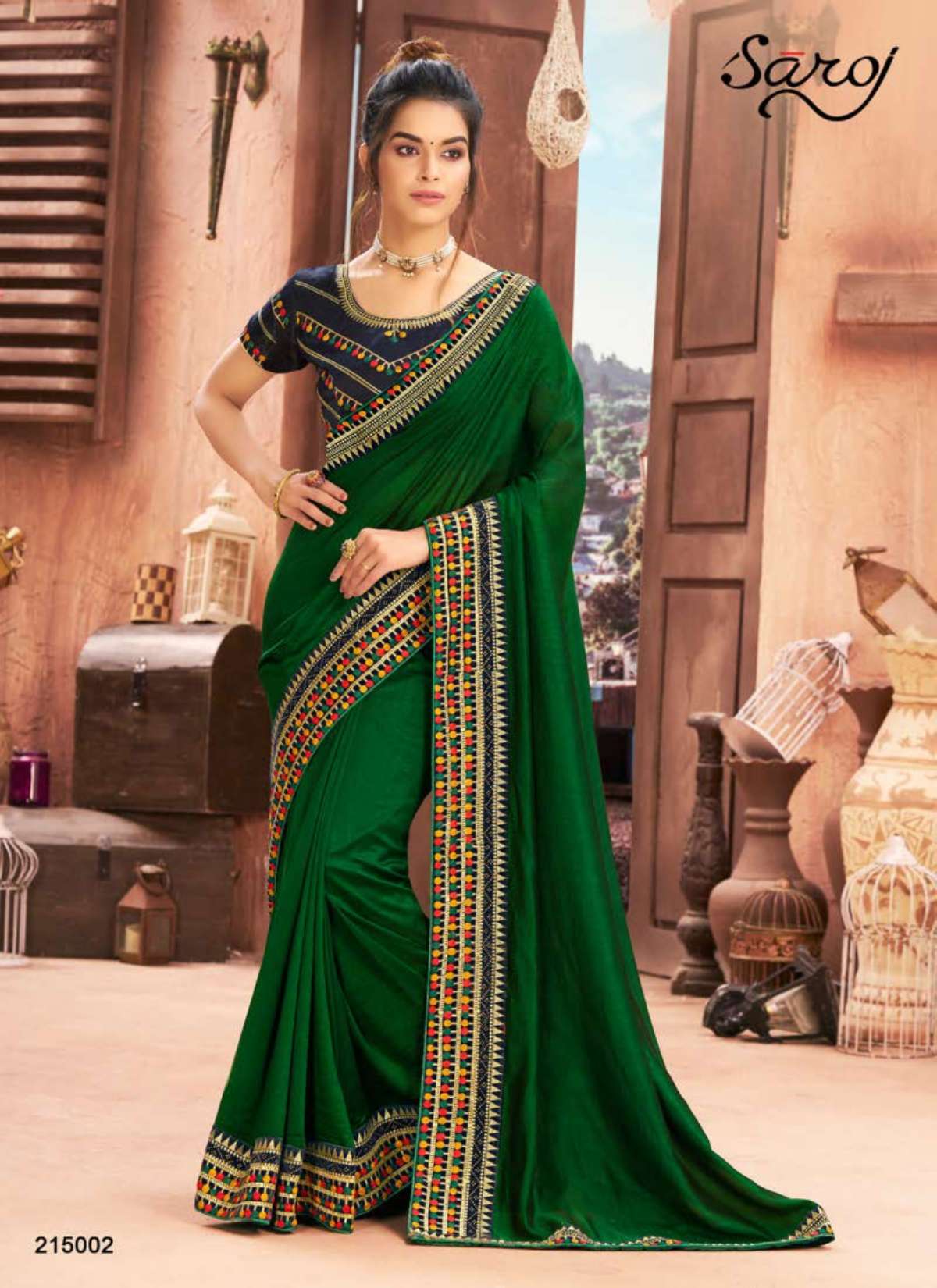 Saroj textile presents Aagman Designer sarees catalogue