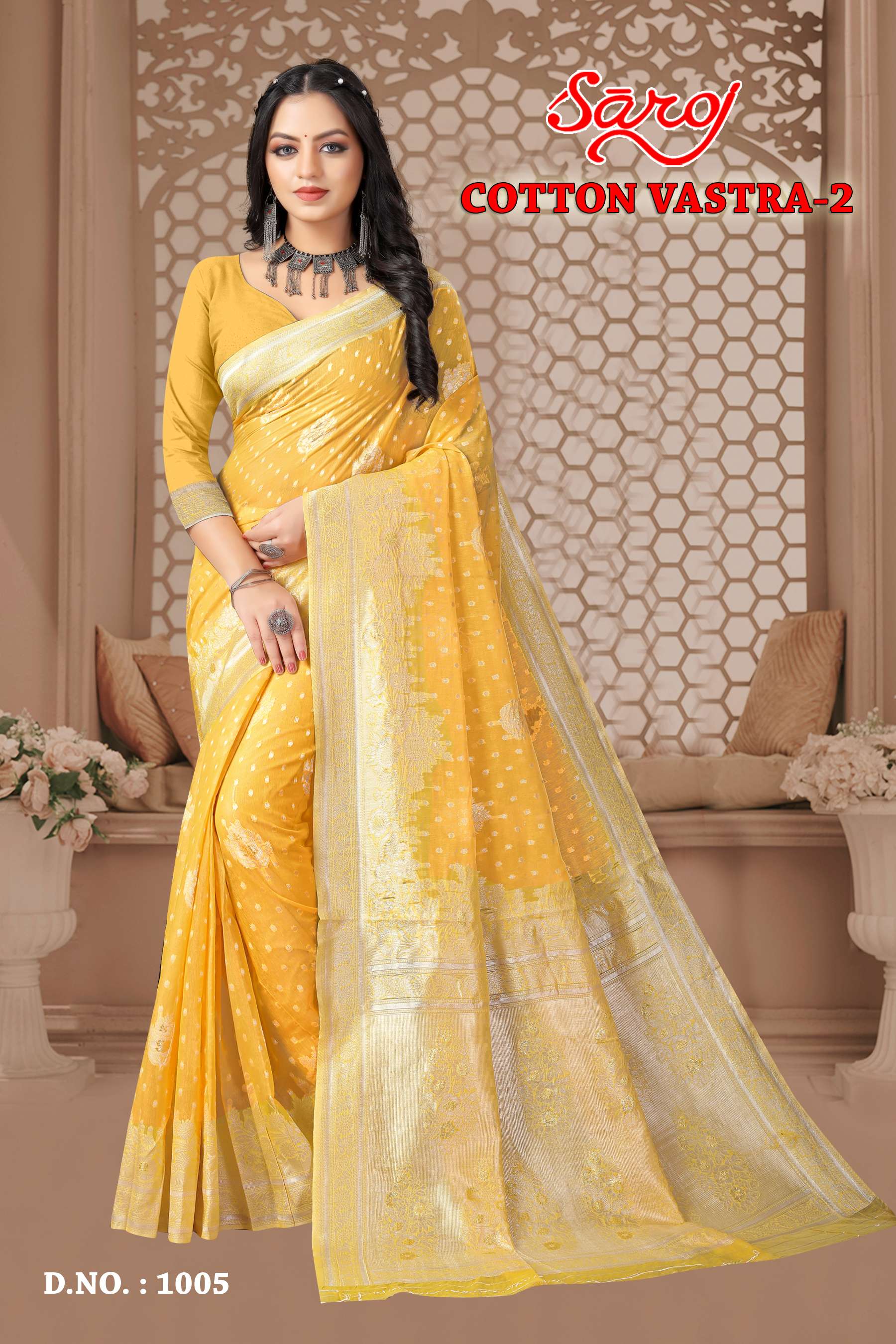 saroj textile presents Cotton vastra vol 2 banarasi sarees catalogue