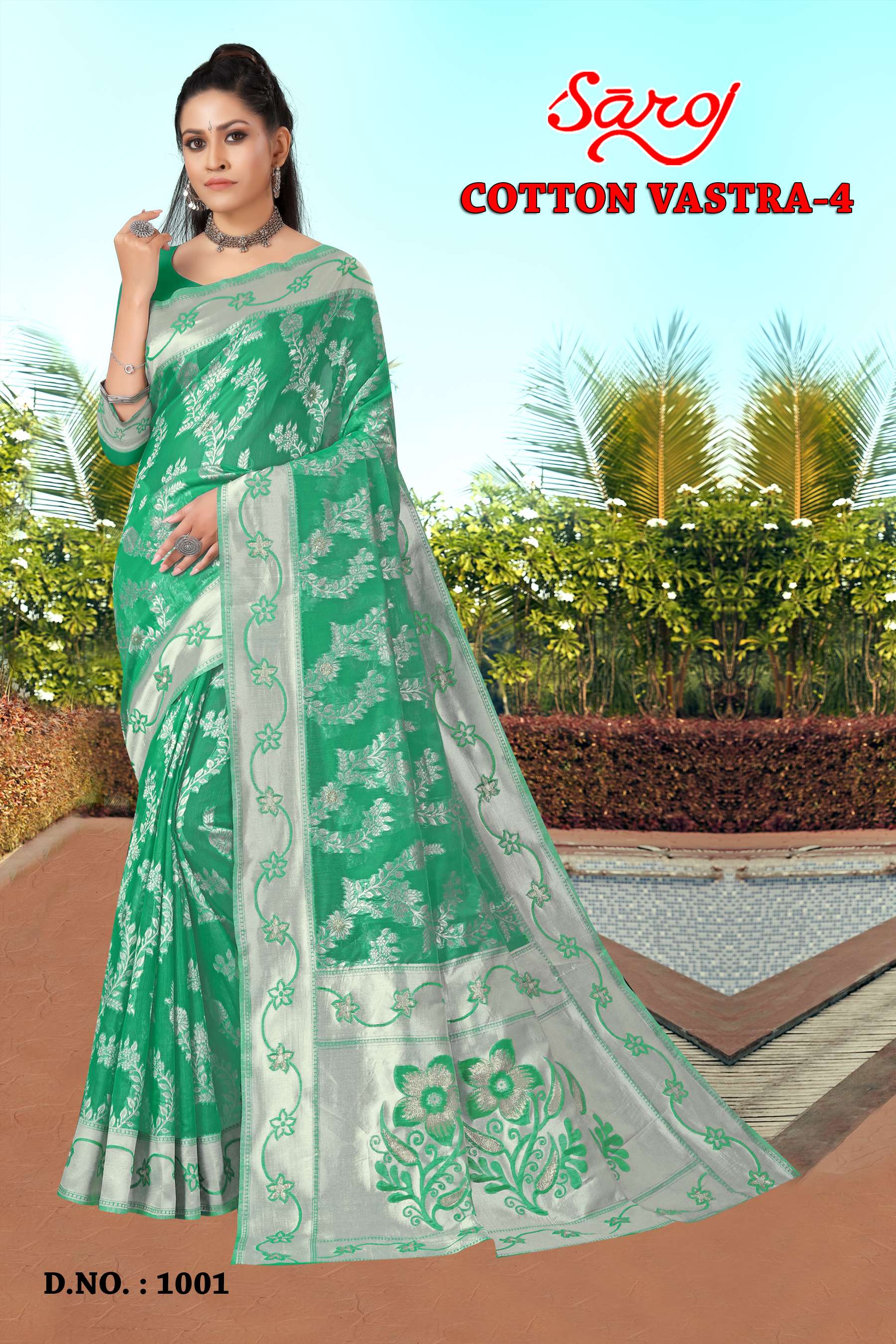 saroj textile presents Cotton vastra vol 4 banarasi sarees catalogue